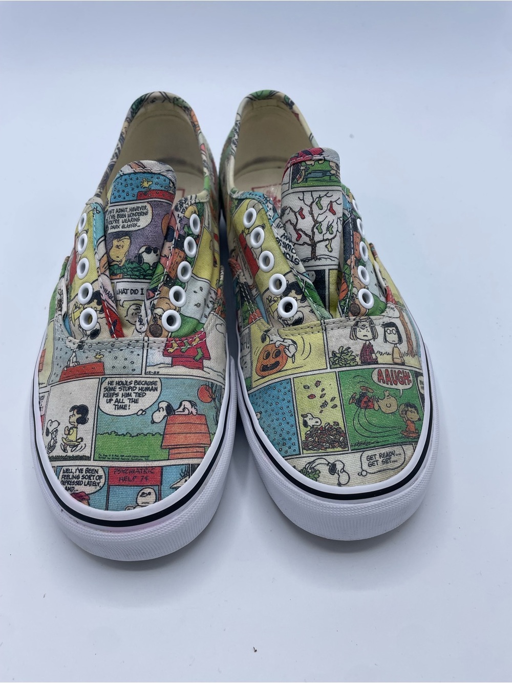 Vans Peanuts Comic Strip Sneakers With Box